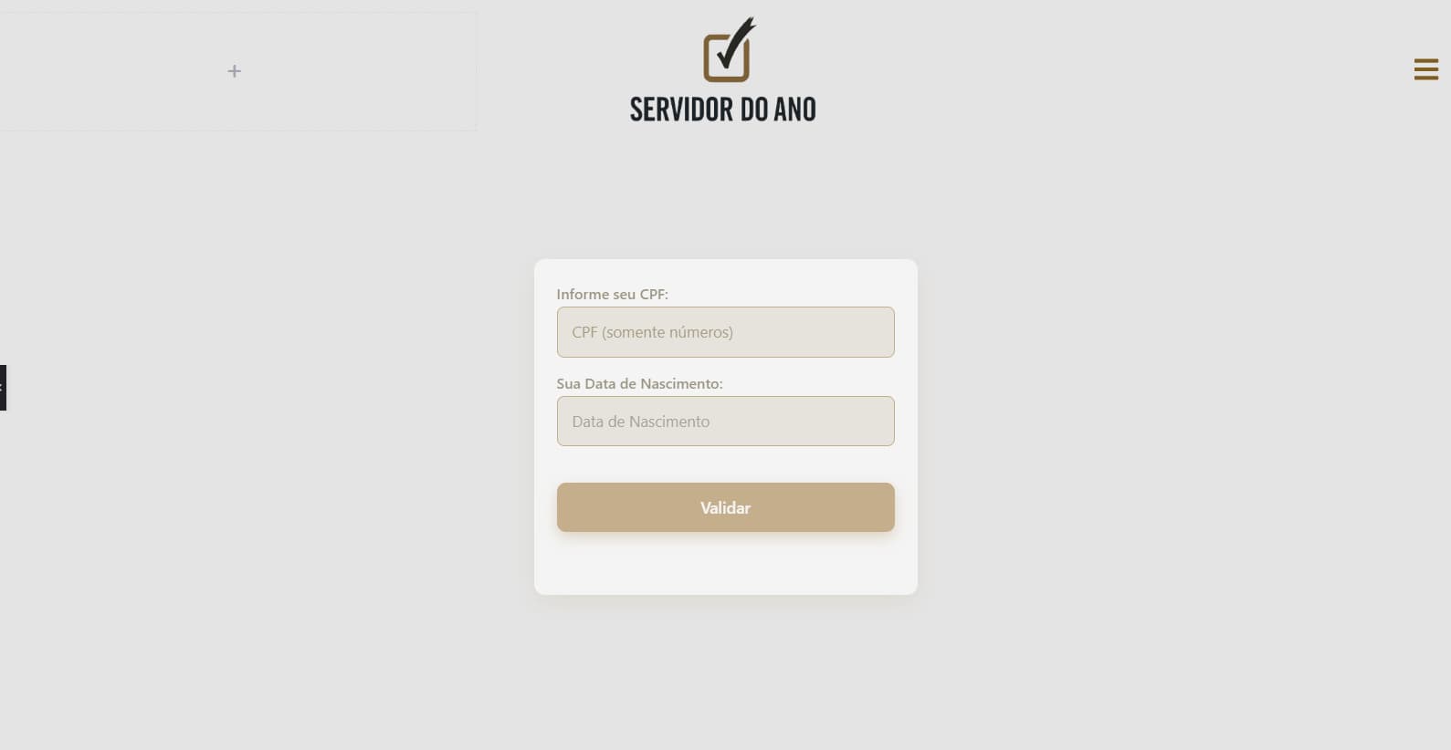 Apuração dos votos no Servidor do Ano